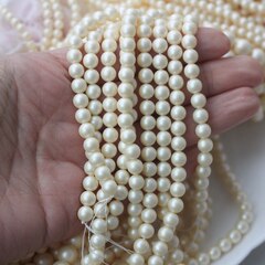 Майорка Сливочное масло 6 мм, 1 нить, МА114