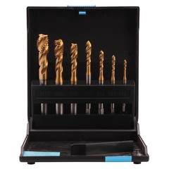 Набор метчиков машинных M3 -M12 HSSE-TiN DIN371/376 (Винт., C/2-3P, R35) 7пр Volkel 47827