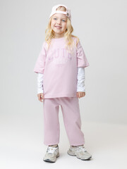 фуфайка  для девочки  КР 302877/сиреневый 3206 к645