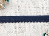 Резинка бельевая ажурная, ш. 1,2 см, синий