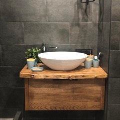 Подвесная тумба с раковиной