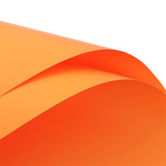 Упаковочная пленка/для цветов, Матовая однотонная, Оранжевый, 63 мкм, 0,57*10 м