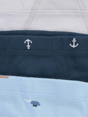 набор трусы/ уп  для мальчика  МП 1928-3уп/св.серый,синий,голубой