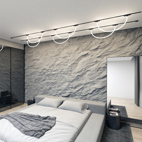 Магнитный трековый светильник Denkirs Air Ray DK5327-BK