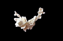 Силиконовый молд № 2121 Угловой с розами