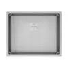 Paulmark NEXT 54 UNI PM215444-BS Кухонная мойка прямоугольная встраиваемая из нержавеющей стали