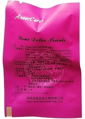 Фитотампон Yoni Detox Pearls от AneerCare, оборотная сторона