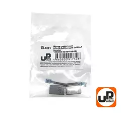 Щетка графитовая UNITED PARTS для DeWALT 1003854-00/381028-08 (6,3х12,5х22мм) (90-1281) 10 штук