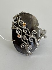 Сапфир (кольцо из серебра)