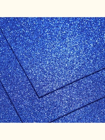 Фоамиран глиттерный лазурно-синий 1,5мм, 60x70см (3шт)