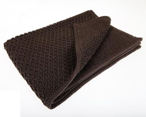 Коврик для ванной 65х90 Luxberry КОКО шоколадный