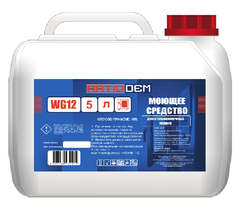 Alkadem WG12 Моющее средство для стаканомоечных машин 5л.