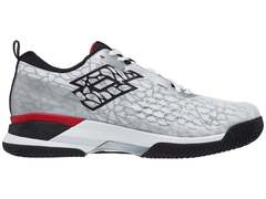 Теннисные кроссовки Lotto Raptor Hyperpulse 100 Clay M - all white/all black/flame red