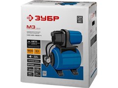 ЗУБР 1200 Вт, бак 20 л, автоматическая насосная станция, чугунный корпус (НАС-М3-1200-Ч)