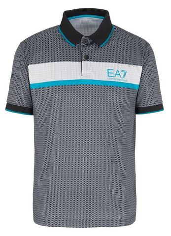 Поло теннисное EA7 Man Jersey Polo Shirt - black