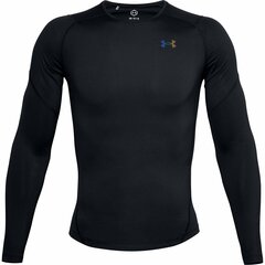 Теннисная футболка Under Armour Rush Heatgear 2.0 Comp LS - black