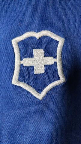 Футболка Victorinox с логотипом, 100% хлопок премиум, Blue, M (9.6082.2M)