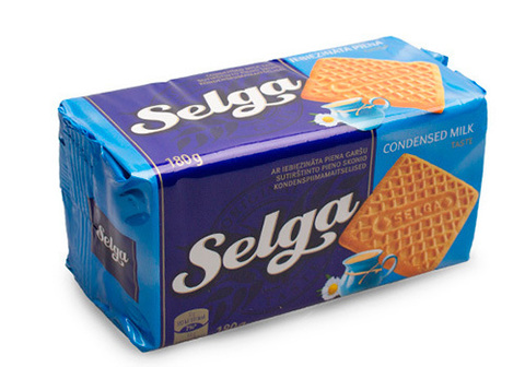 Печенье со вкусом сгущеного молока Selga, 180г
