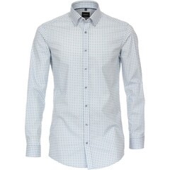 Сорочка Venti Body Fit 123827000-100 серо-голубой принт