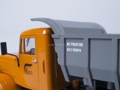 KRAZ-256 B1 tipper orange-gray 1:43 AutoHistory