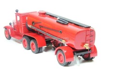 ZIS-6 with semitrailer tanker truck fire engine 6 cubic meters LOMO-AVM 1:43