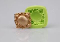Силиконовый молд Брошь под камею