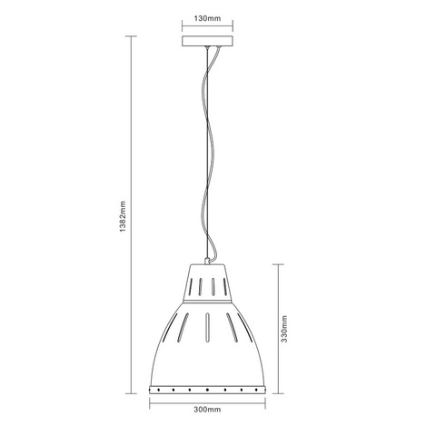 Подвесной светильник Camelion Loft PL-426M C62 черный + медь