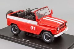 UAZ-469B fire-engine vehicle 1:24 Legendary Soviet cars Hachette #64