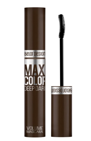 Тушь для ресниц объемная Maxi Color шоколадная (Belor Design)