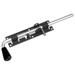 Засов гаражный с проушиной 400мм мод.2 медь антик Домарт