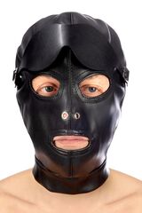 Маска-шлем с отверстием для рта и съемными шорами - 