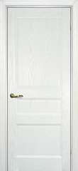 Дверь Вайт 02 / Цвет Ясень айсберг / Двери ТЕКОНА
