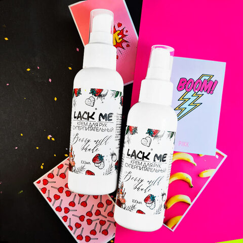 LACK ME Крем для рук мегаувлажняющий SWEET CANDY 100мл