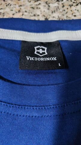 Футболка Victorinox с логотипом, 100% хлопок премиум, Blue, M (9.6082.2M)