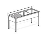 фото 1 ВАННА МОЕЧНАЯ APACH CHEF LINE L2S207-65LWSH на profcook.ru
