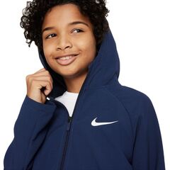 Детская теннисная толстовка Nike Boys Dri-Fit Woven Training Jacket - midnight nawy/midnight nawy/black/white