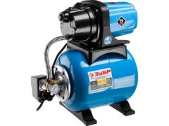 ЗУБР 1200 Вт, бак 20 л, автоматическая насосная станция, чугунный корпус (НАС-М3-1200-Ч)