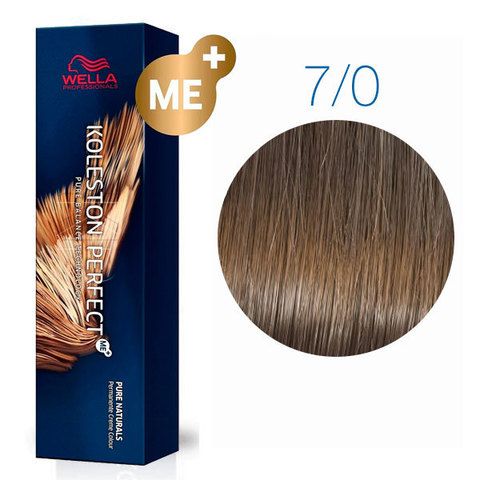 Wella Koleston Pure Naturals 7/0 (Блонд натуральный) - Стойкая краска для волос