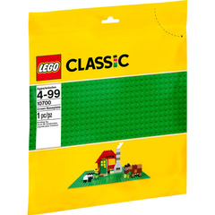 LEGO Classic: Строительная пластина зеленого цвета 10700