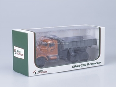 KRAZ-256 B1 tipper orange-gray 1:43 AutoHistory