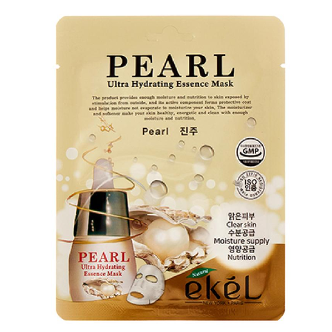 Тканевая маска для лица EKEL Pearl Ultra Hydrating Essence Mask, 25 мл