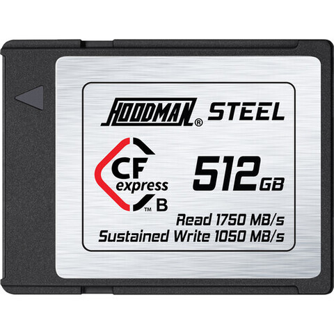 Карта памяти Hoodman Cfexpress B 512GB Steel 1750/1050 MB/s