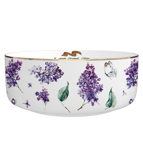 Салатник круглый First Lady Сирень Победы