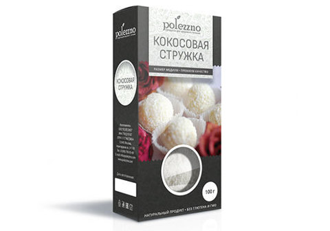 Кокосовая стружка Polezzno, 100г