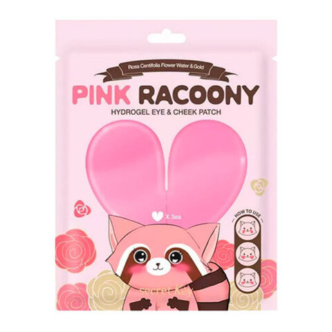 Secret Key Pink Racoony Hydrogel Eye and Cheek Patch - Патчи для век и щек