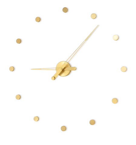 Часы Nomon Rodon 12 GOLD, (полированная латунь). D=70см