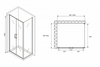 Abber Sonnenstrand AG04100C-S90 Душевой уголок, 100x90x195, цвет: хром