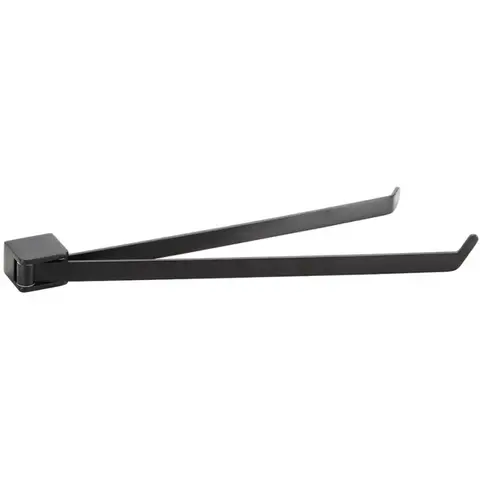 Bemeta 167004100 ORGANIC BLACK Полотенцедержатель двойной поворотный черный матовый