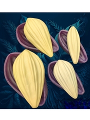 Молд пластиковый+вайнер силиконовый Н-39/1 набор лепестков хризантемы/георгина