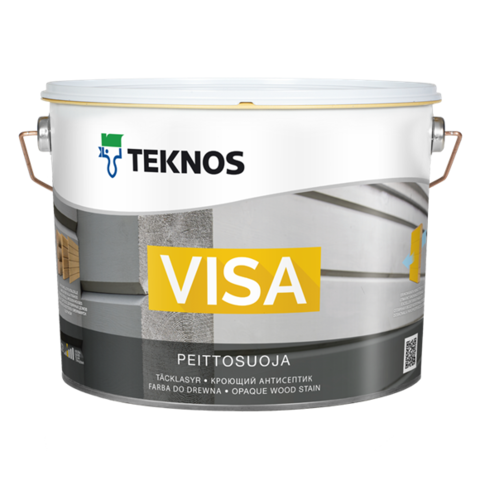 TEKNOS VISA/ТЕКНОС ВИЗА Водоразбавляемый кроющий антисептик на основе акрилата усиленный алкидом для наружных работ